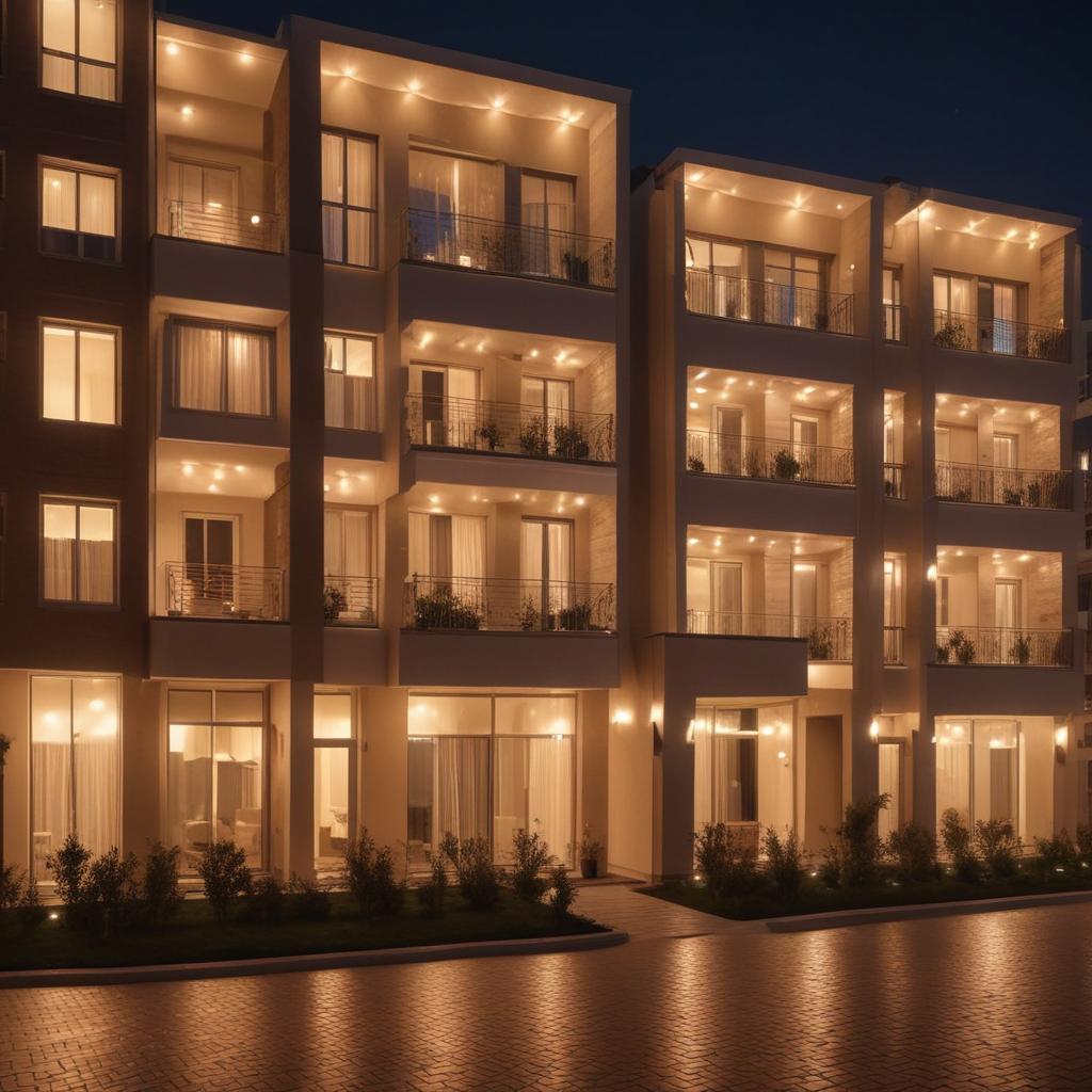 Архитектурное освещение: проектирование и поставка подсветки фасадов жилых комплексов и частных домов